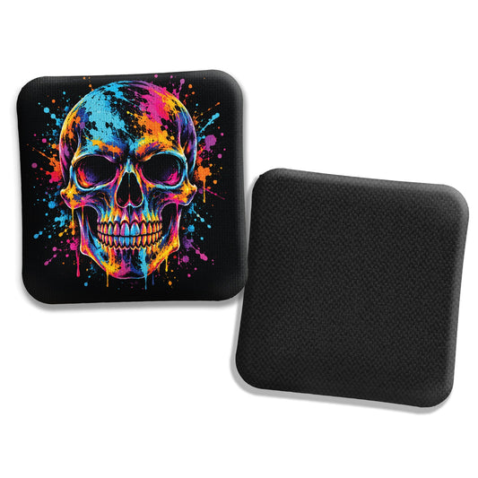 Hybrid Carpet Cornhole Bags - Speed Profile 5/8 - Drip Skull 2