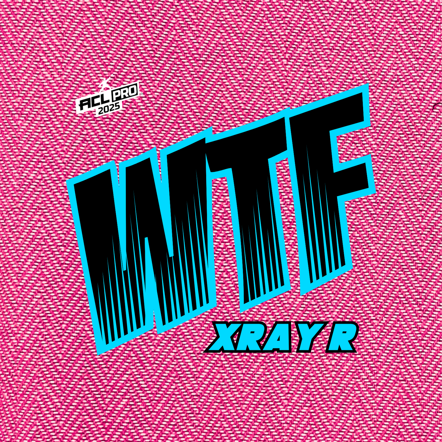 2026 WTF X-RAY Pink carpet - ACL Pro Stamped Cornhole Bags - Set of 4 bags