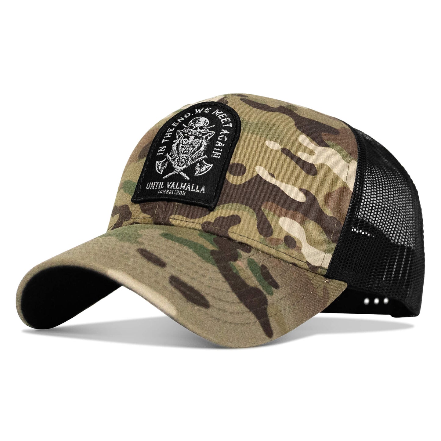 In The End, We Meet Again - Until Valhalla Patch Snapback Hat