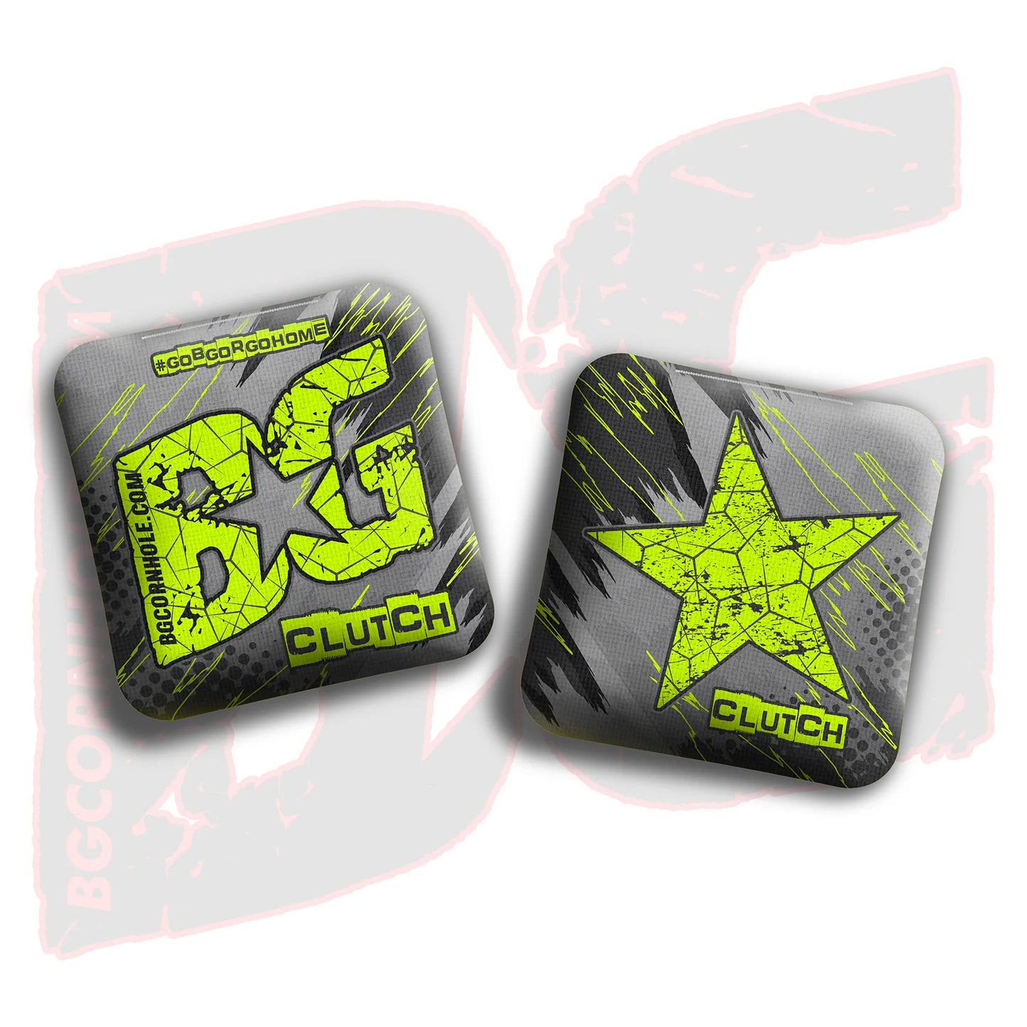 2026 BG Clutch - "Shockwave” - Non Stamped Cornhole Bags - SET OF 4 bags
