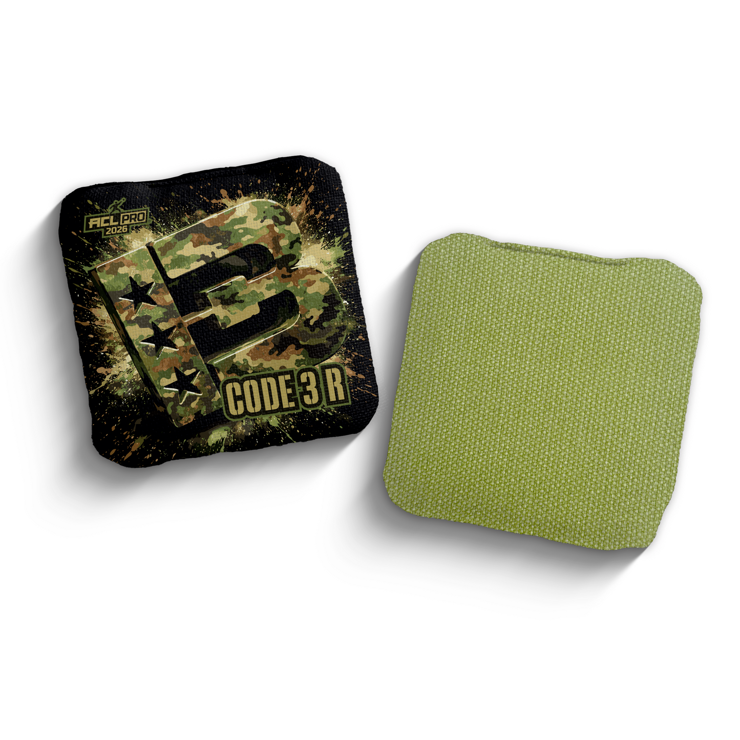 2026 Brotherhood Cornhole Code 3 3D Camo Edition ACL Pro Stamped Cornhole Bags