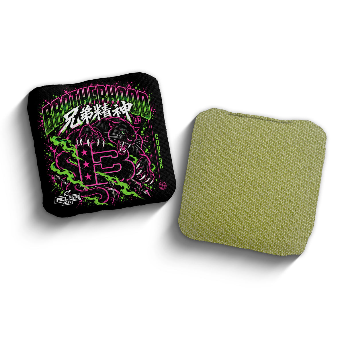 2027 Brotherhood Cornhole Code 3 Different Breed Edition ACL Pro Stamped Cornhole Bags