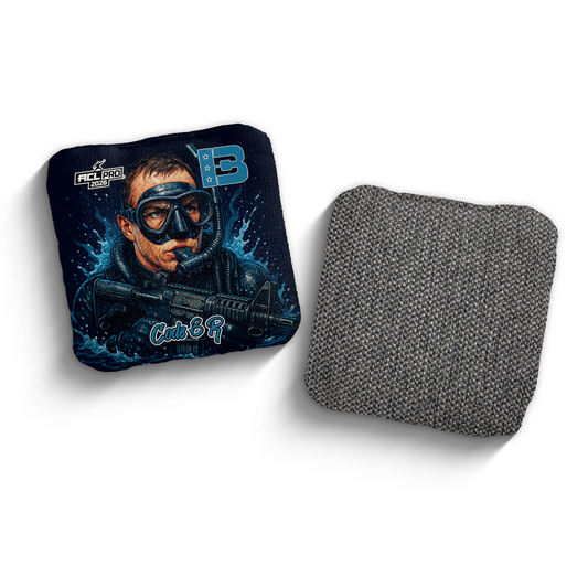 2026 Brotherhood Cornhole Code 3 Navy Seal Edition ACL Pro Stamped Cornhole Bags