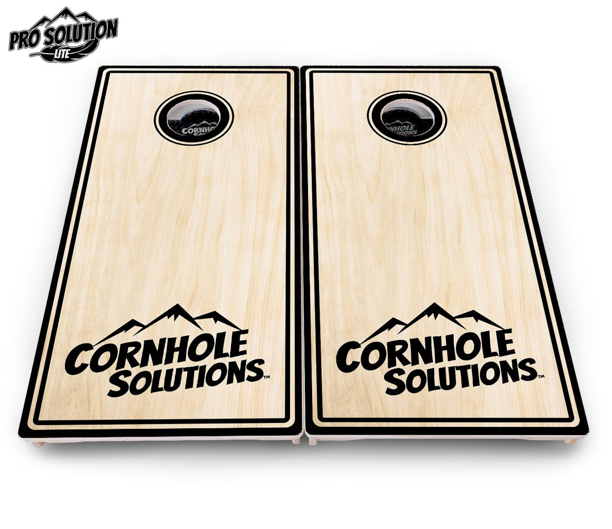 Pinstripe CS Logo Cornhole Boards – Pro Lite or Pro Elite