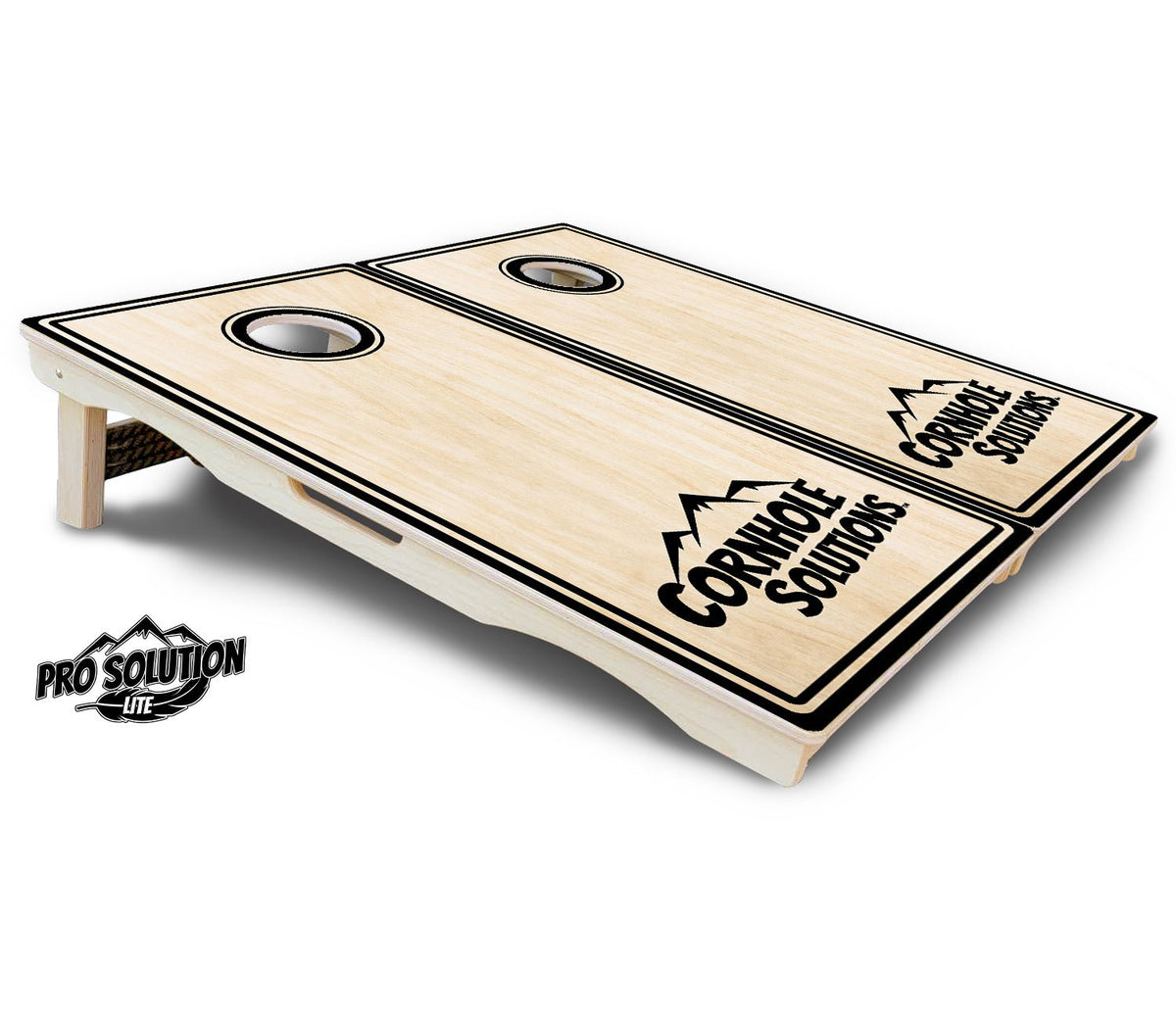 Pinstripe CS Logo Cornhole Boards – Pro Lite or Pro Elite