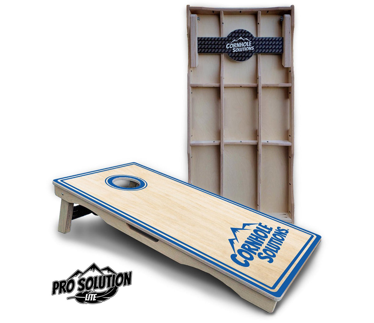 Pinstripe CS Logo Cornhole Boards – Pro Lite or Pro Elite