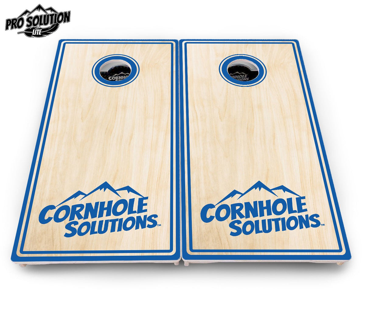 Pinstripe CS Logo Cornhole Boards – Pro Lite or Pro Elite