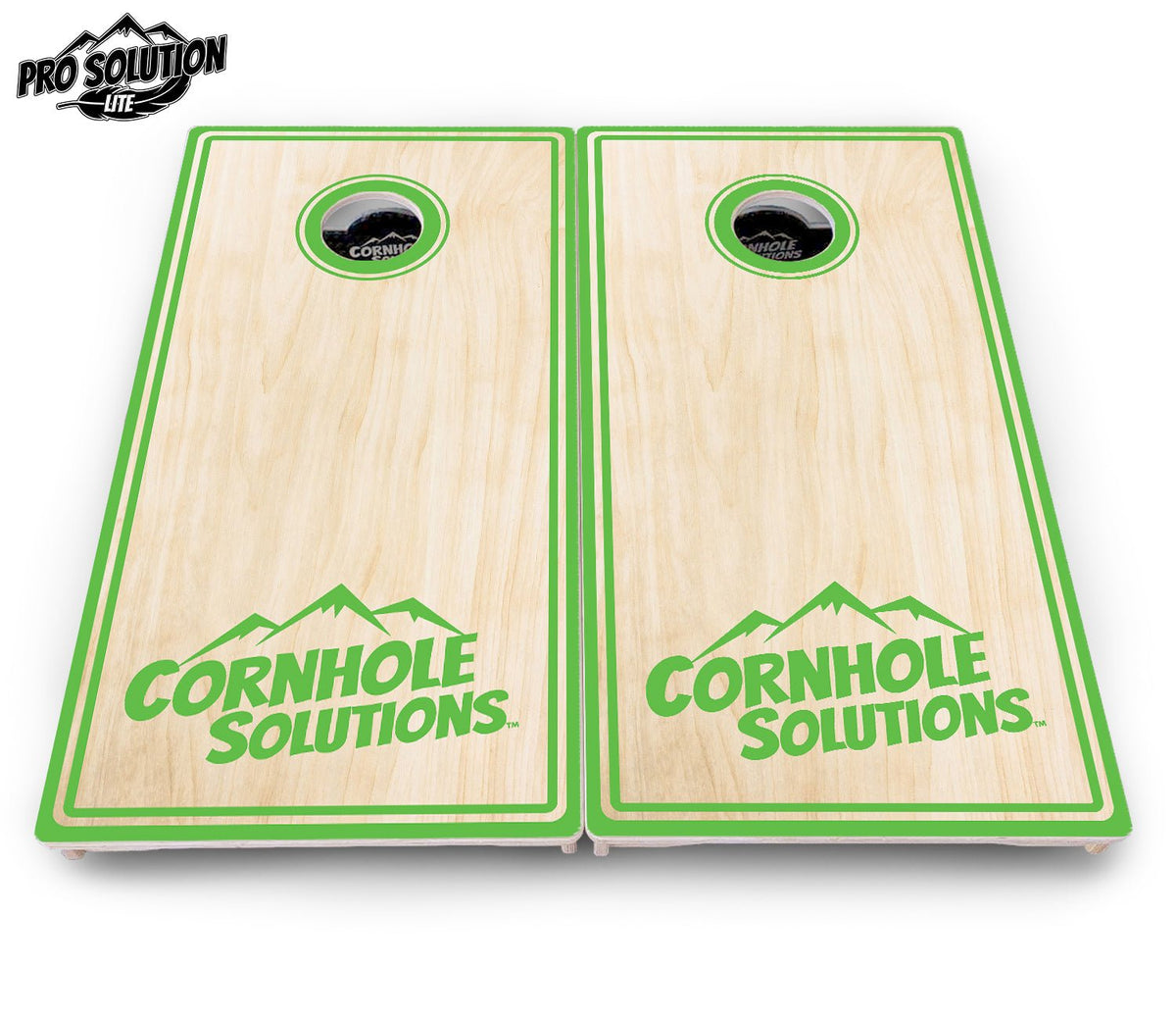 Pinstripe CS Logo Cornhole Boards – Pro Lite or Pro Elite