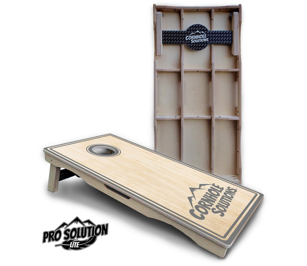 Pinstripe CS Logo Cornhole Boards – Pro Lite or Pro Elite