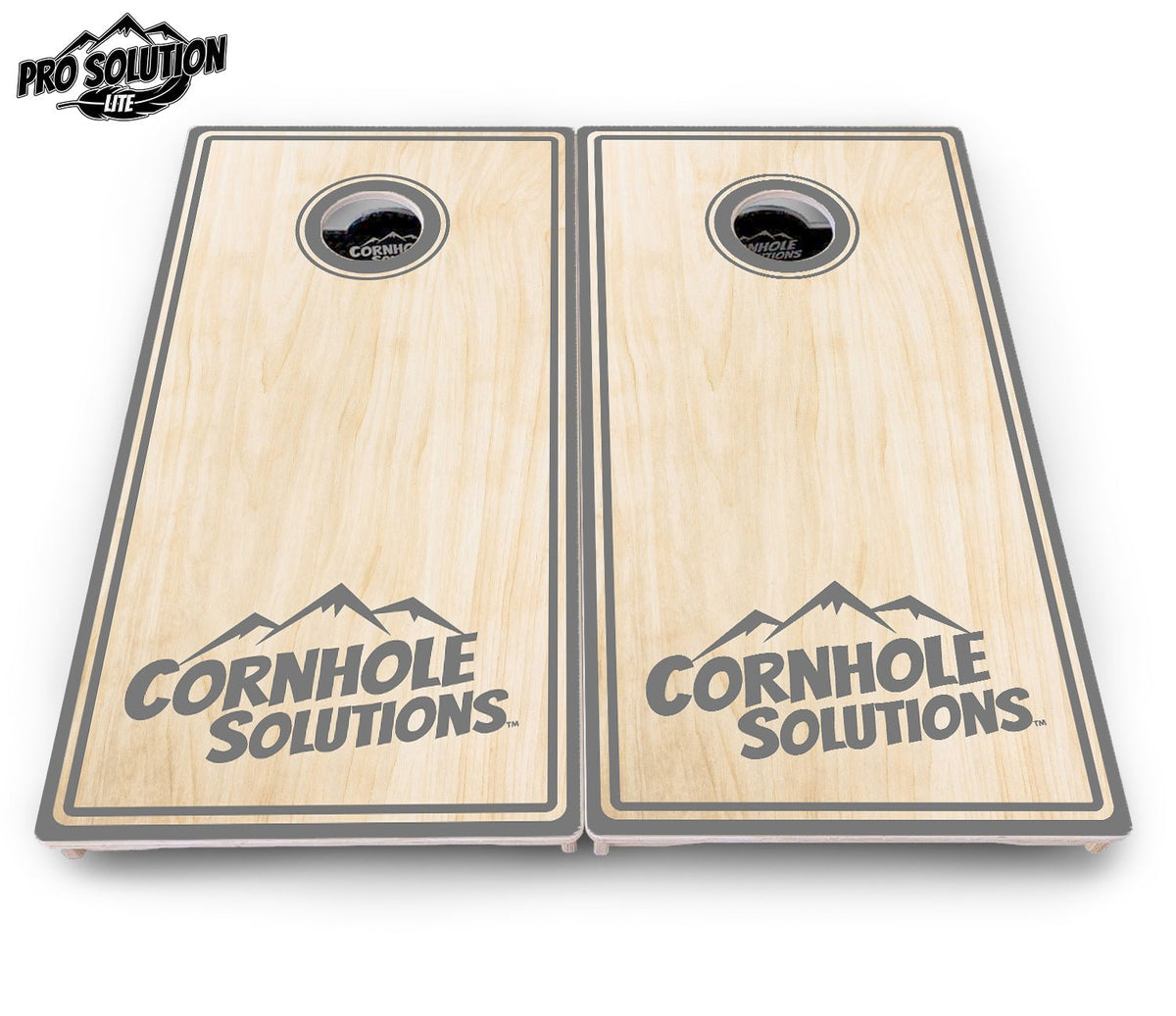Pinstripe CS Logo Cornhole Boards – Pro Lite or Pro Elite