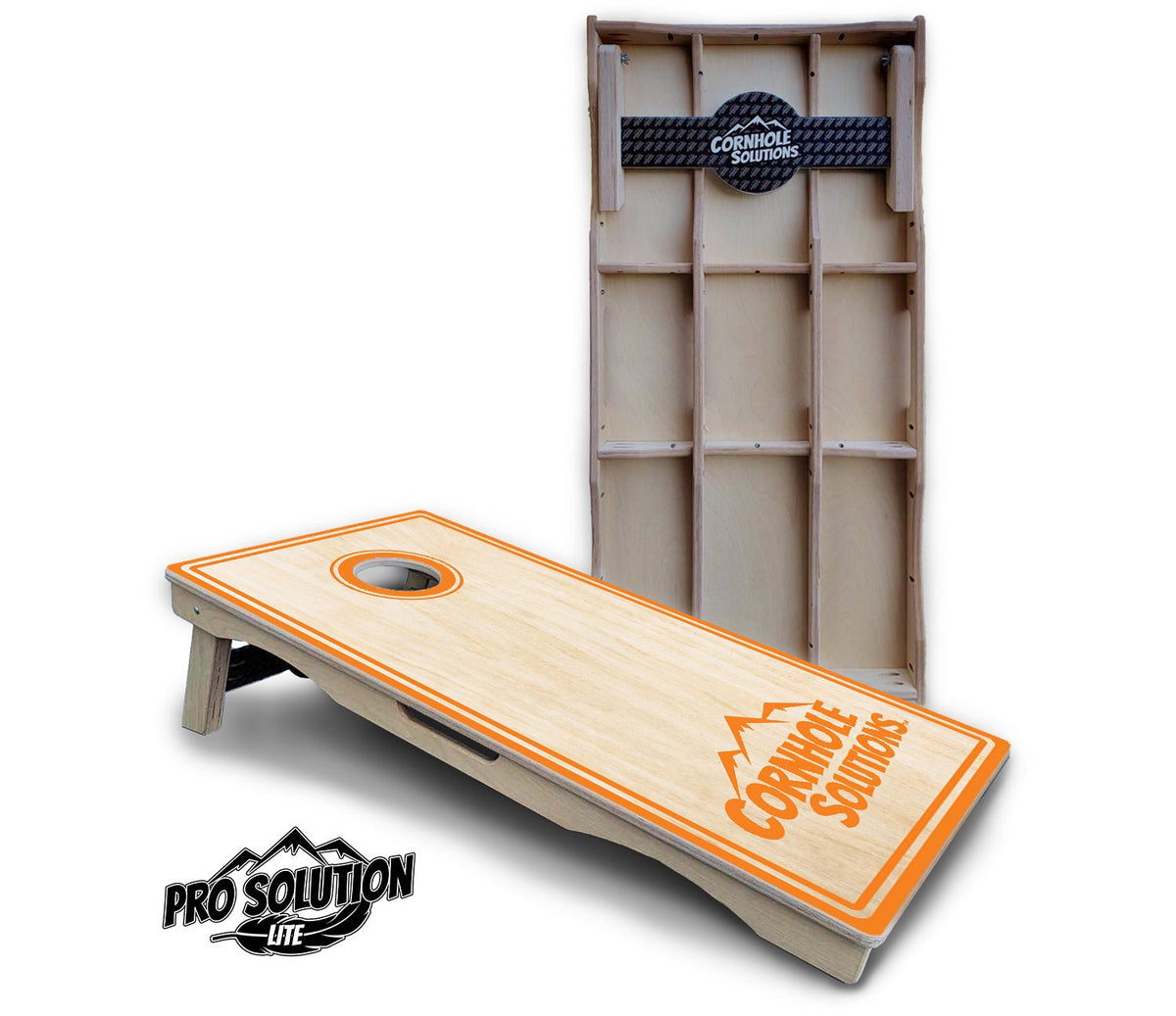 Pinstripe CS Logo Cornhole Boards – Pro Lite or Pro Elite