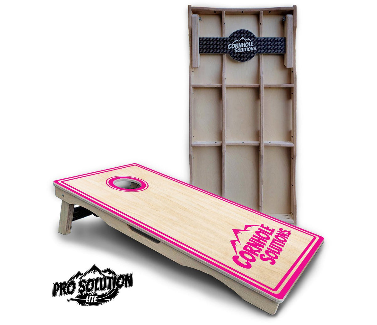 Pinstripe CS Logo Cornhole Boards – Pro Lite or Pro Elite