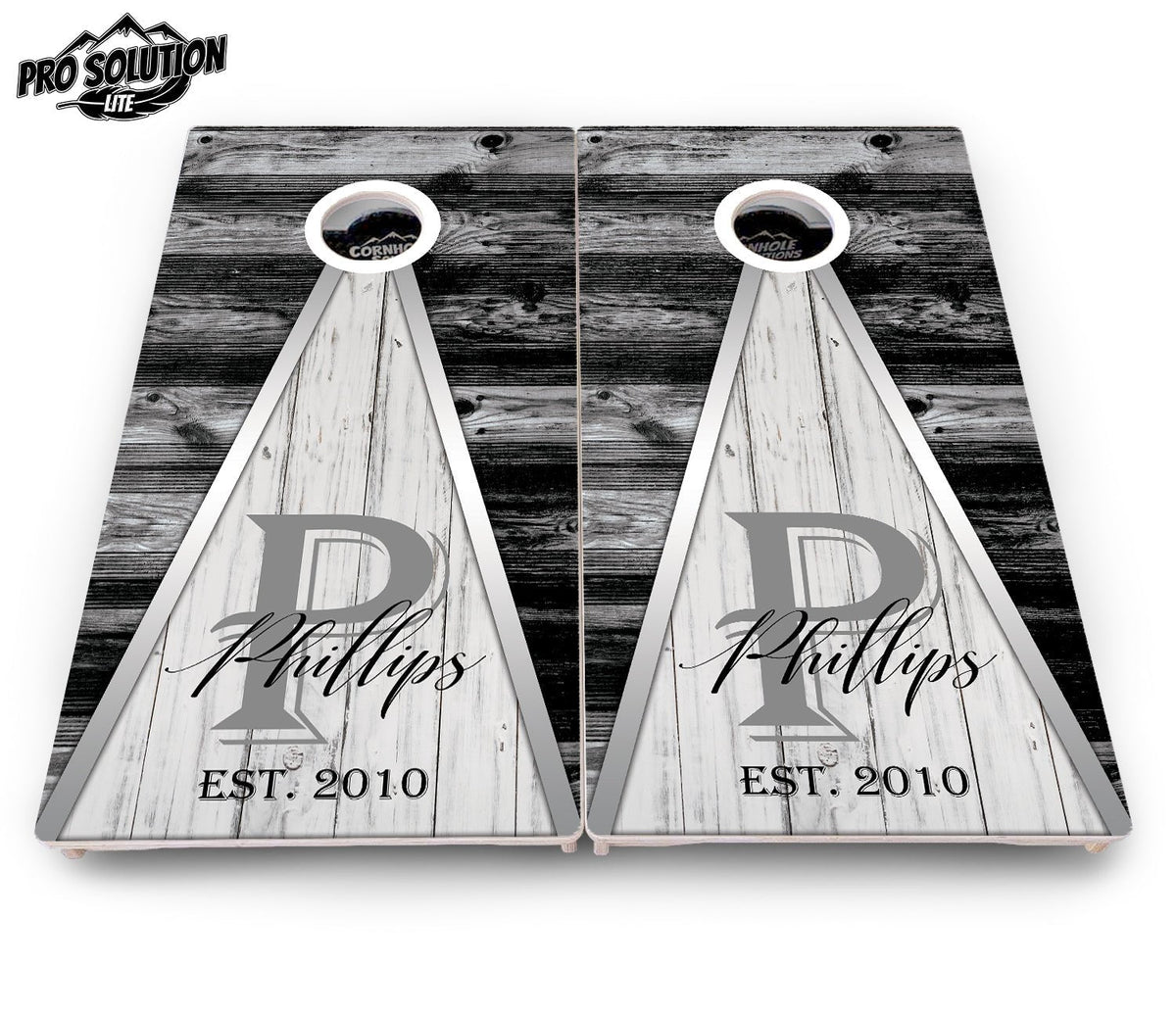Wedding Triangle Cornhole Boards – Pro Lite or Pro Elite