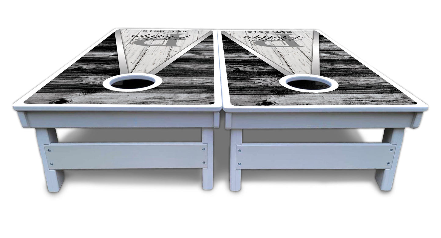 Wedding Triangle Cornhole Boards - All Weather Series