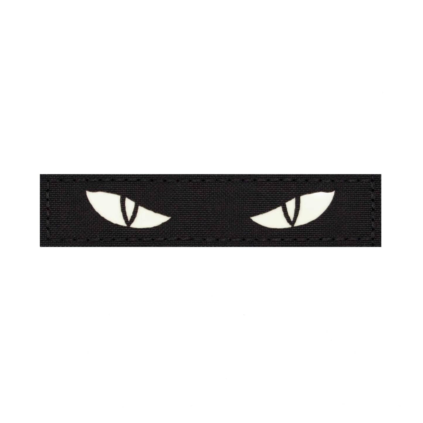 "Cat Eyes" Glow-In-The-Dark Embroidered Velcro Patch