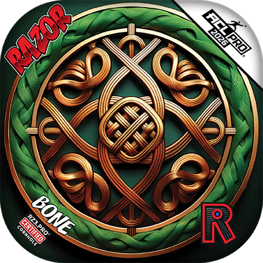 Bone | Celtic Circle | ACL PRO Razor Cornhole Bags
