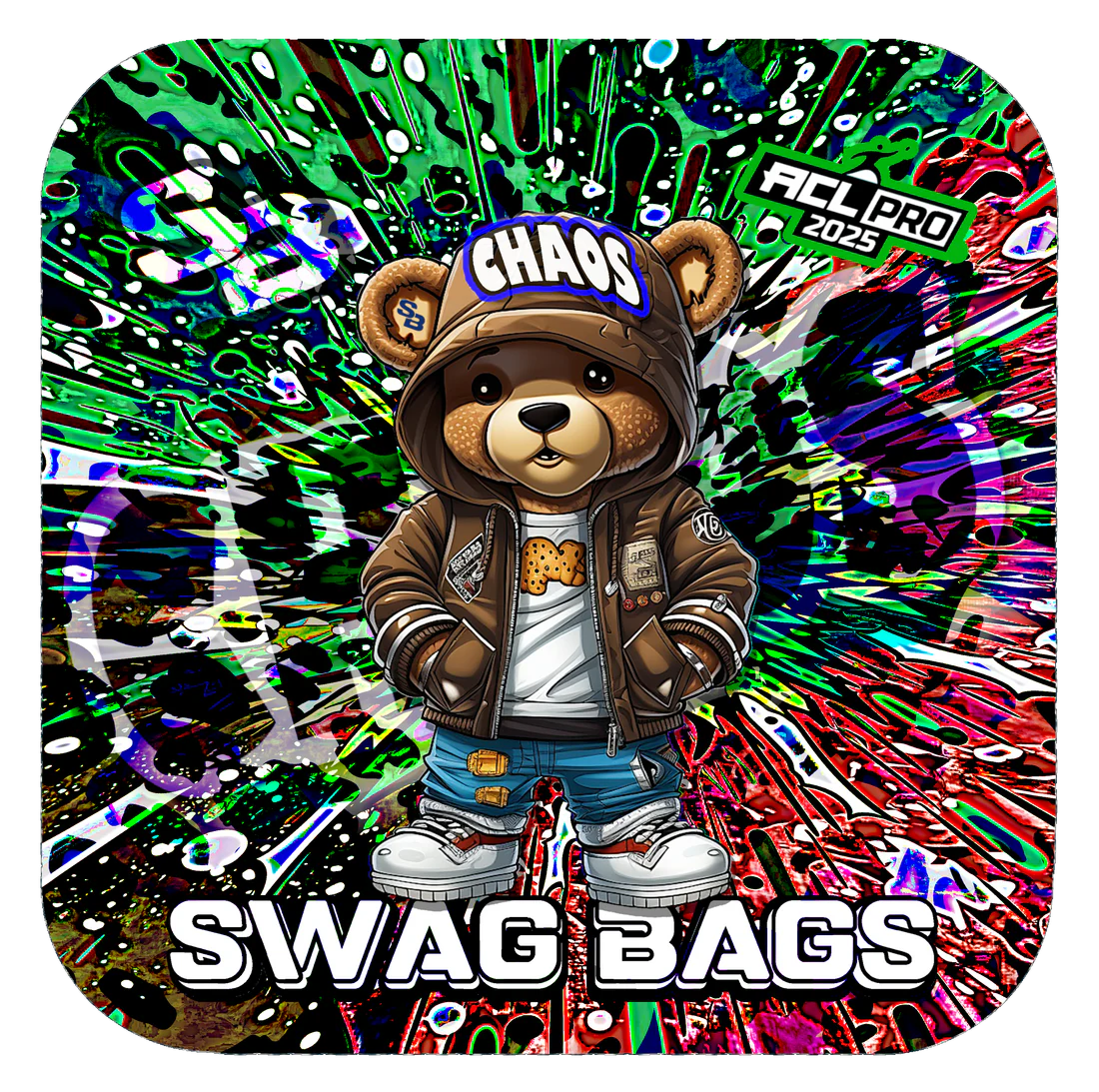 Swag Bags Cornhole - Chaos - Bear Swag