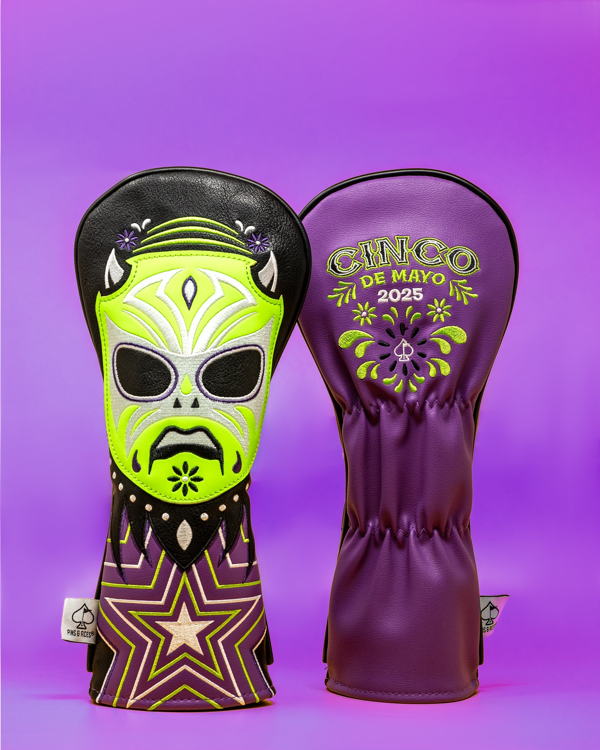 Pins and Aces Lucha Libre Fairway Cover