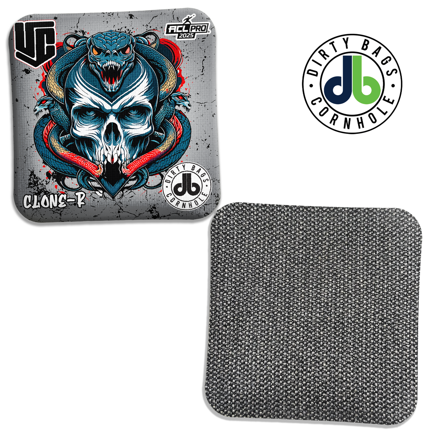 Underworld Cornhole Bags - ACL 2025 - DB Skull and Snake Clones