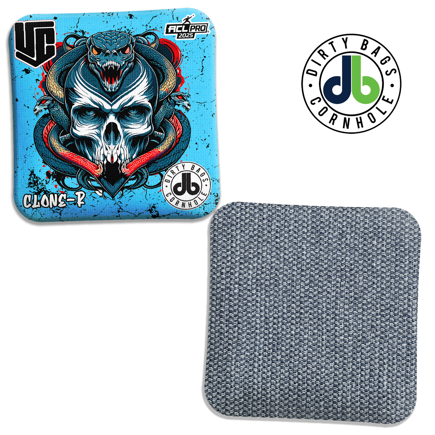 Underworld Cornhole Bags - ACL 2025 - DB Skull and Snake Clones