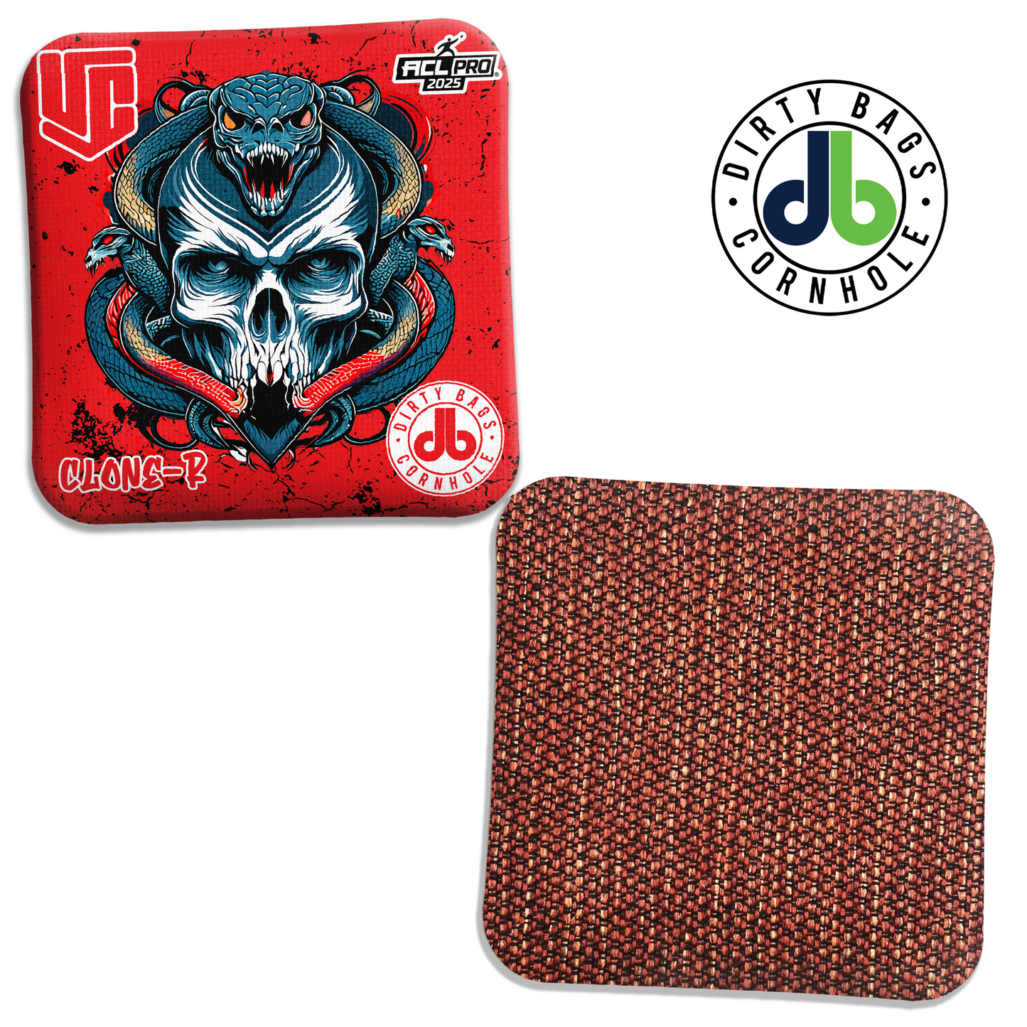 Underworld Cornhole Bags - ACL 2025 - DB Skull and Snake Clones