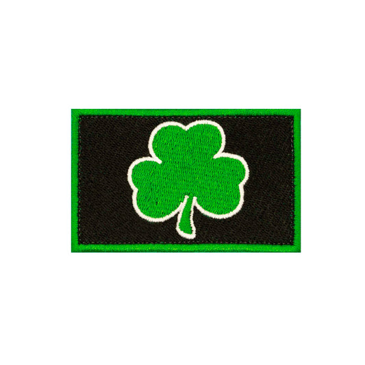 Lucky Clover Embroidered Velcro Patch