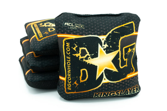 BG Cornhole Bags - Kingslayer - Black and Gold