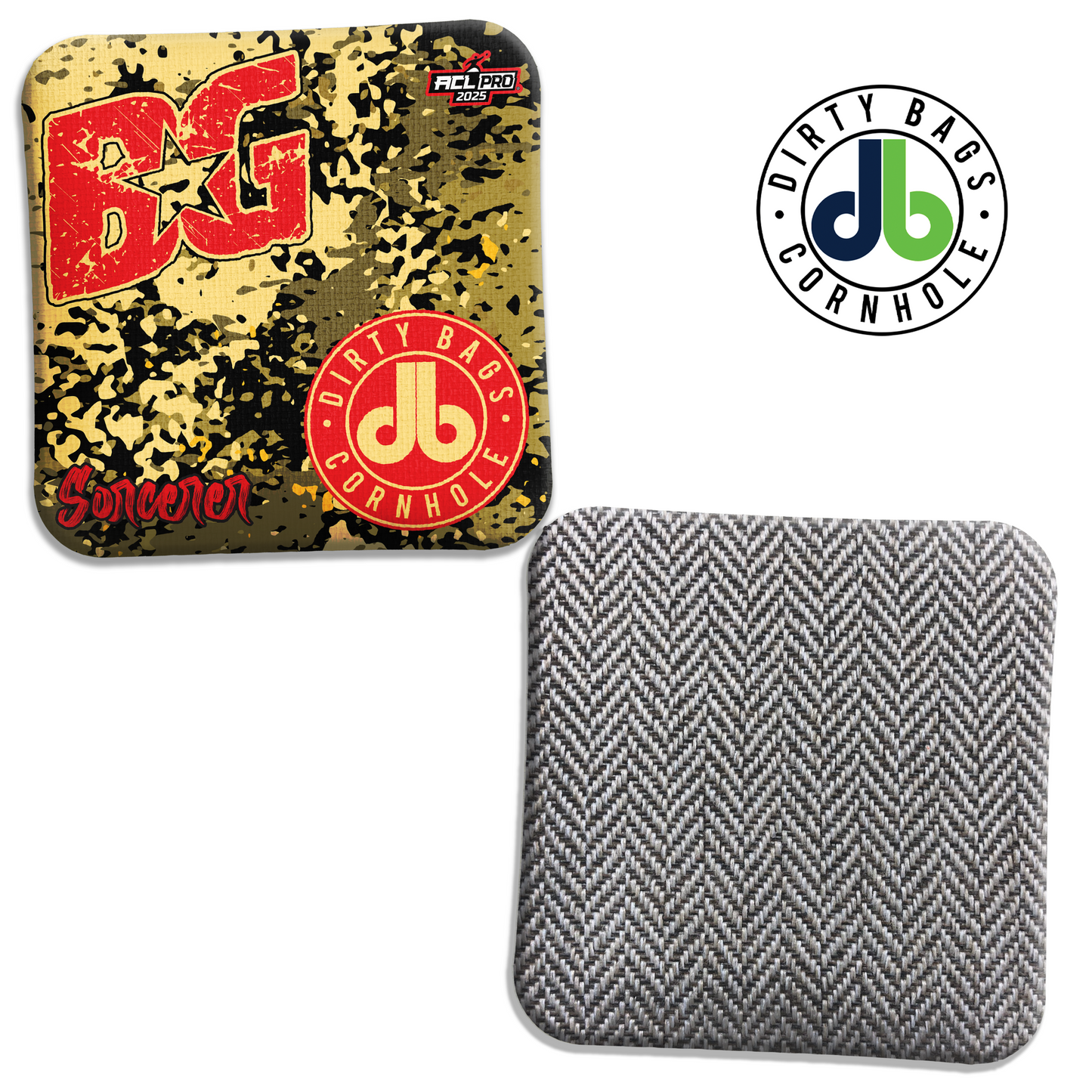 BG Cornhole Bags - Gold Digital Camouflage - Multiple Bag Types