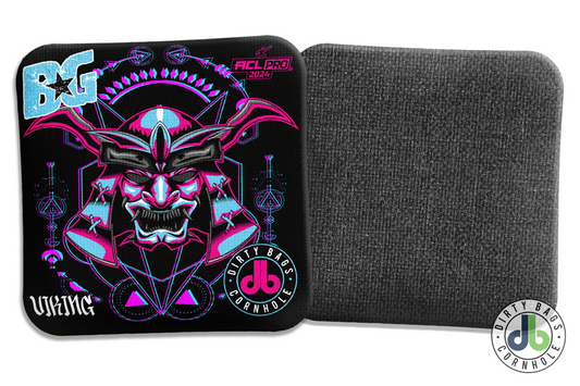 BG Cornhole Viking - Neon Oni Mask