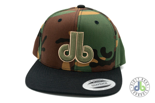 db Cornhole Hat - Two Tone Camouflage