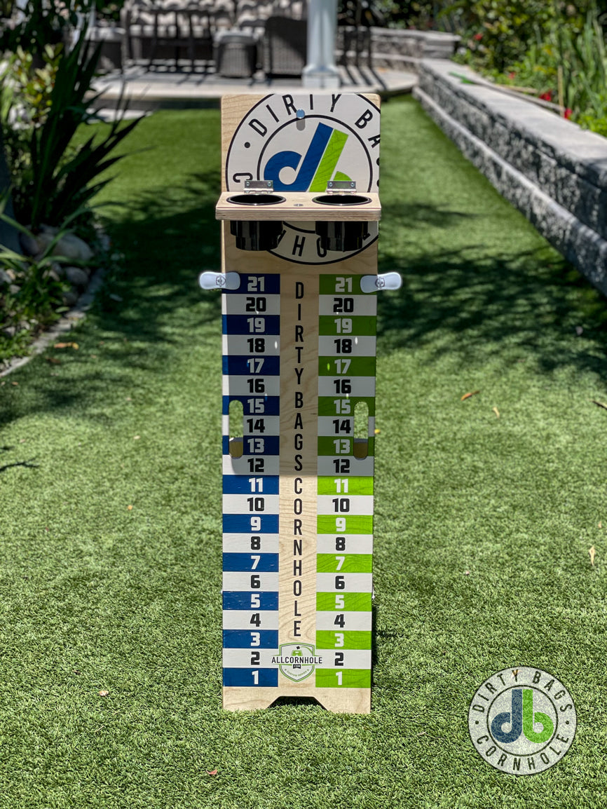 Cornhole Scoretower  - Dirty Bags Edition Folding Score Station