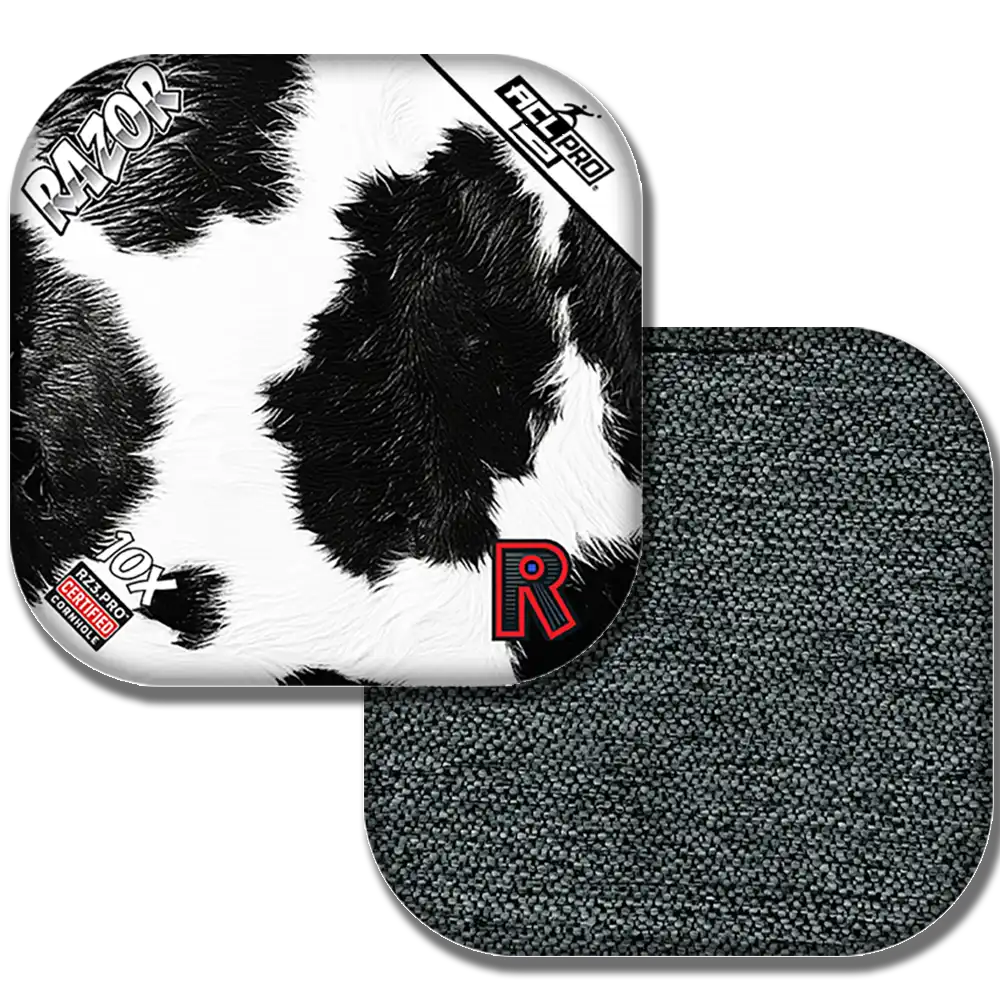 10X | Cow Print | ACL PRO Razor Cornhole Bags
