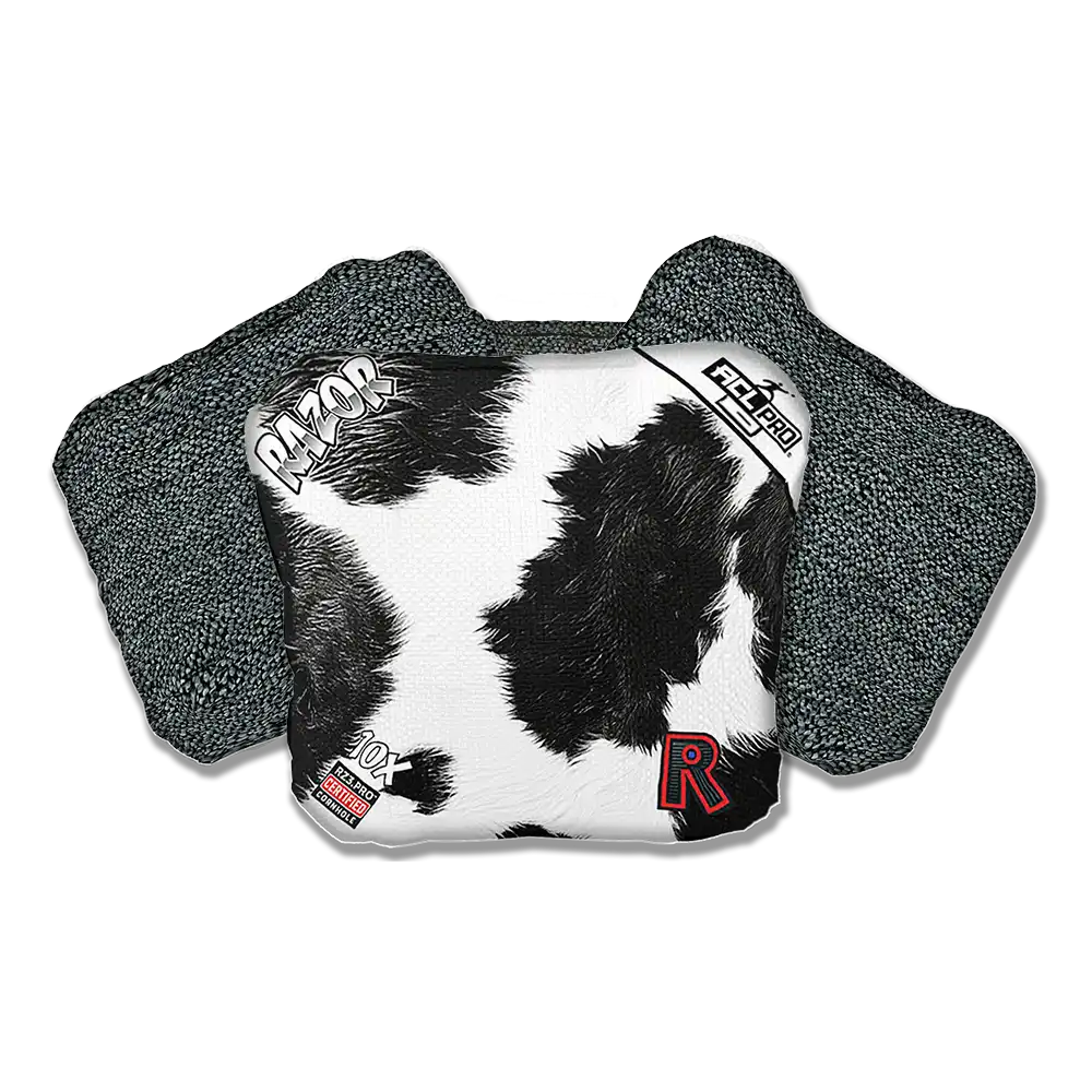 10X | Cow Print | ACL PRO Razor Cornhole Bags