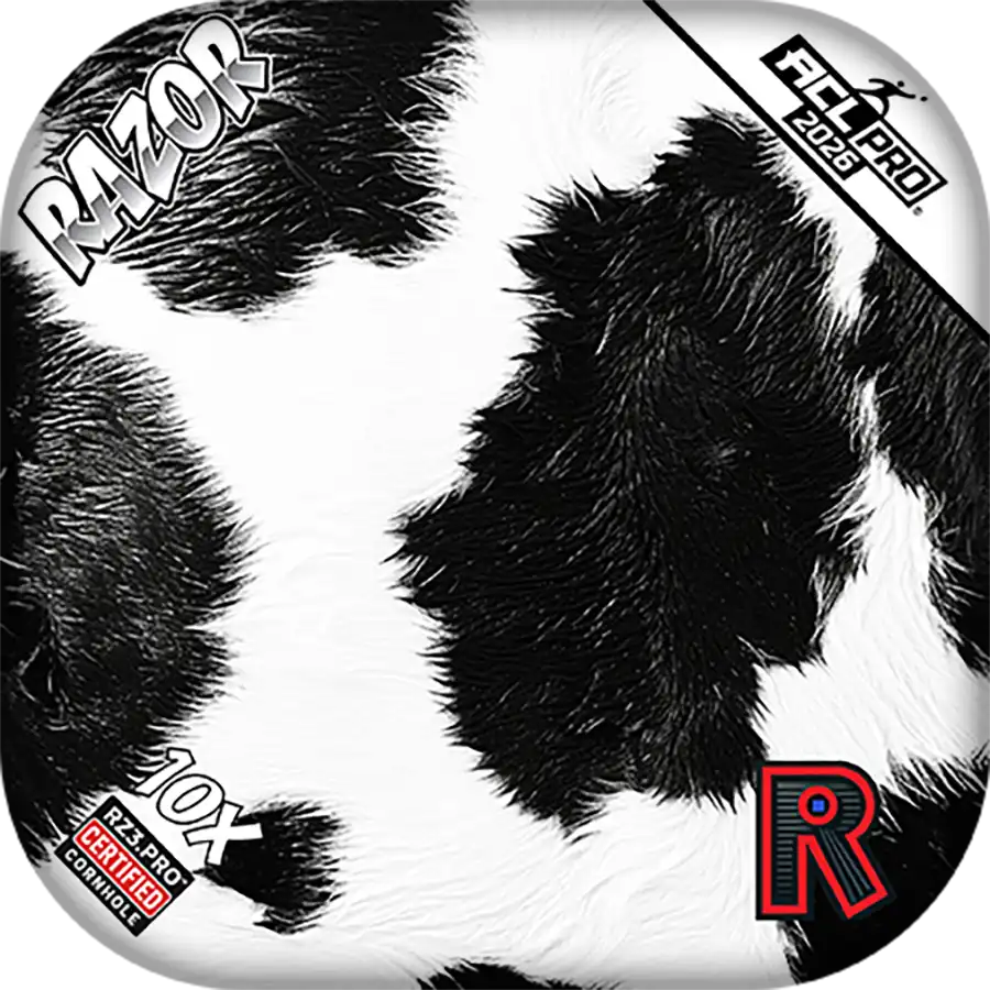 10X | Cow Print | ACL PRO Razor Cornhole Bags