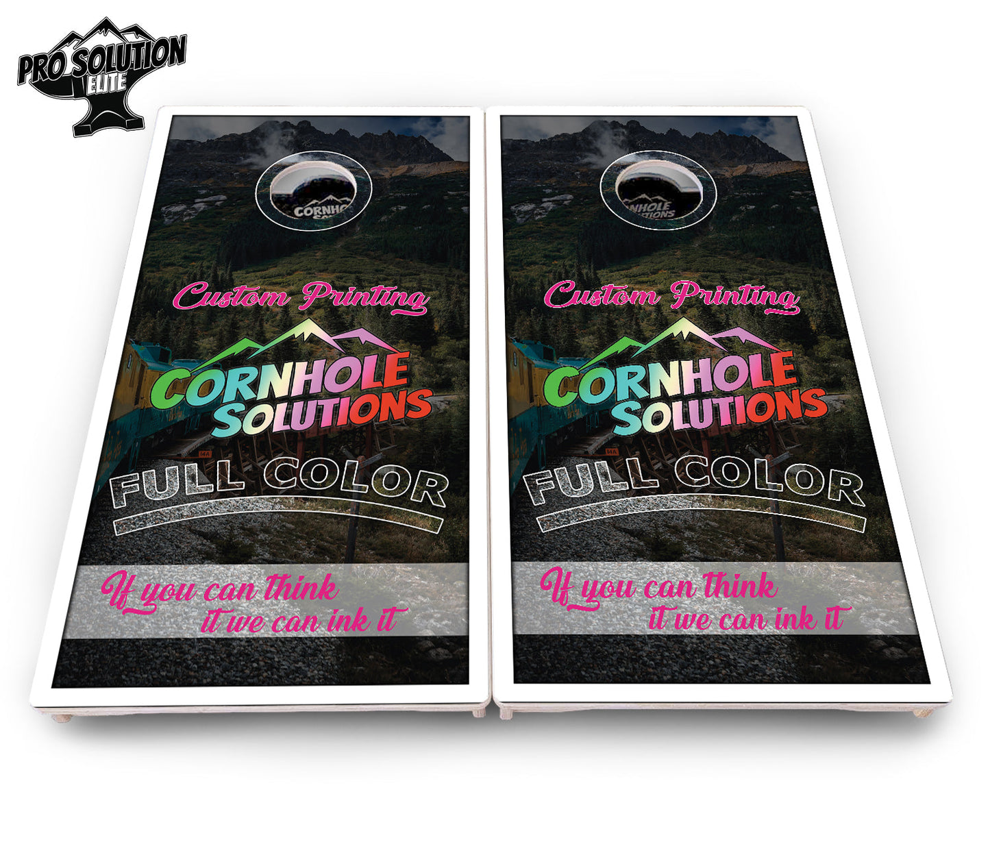 Custom Cornhole Boards - Pro Solution Elite Series - Free Shipping!