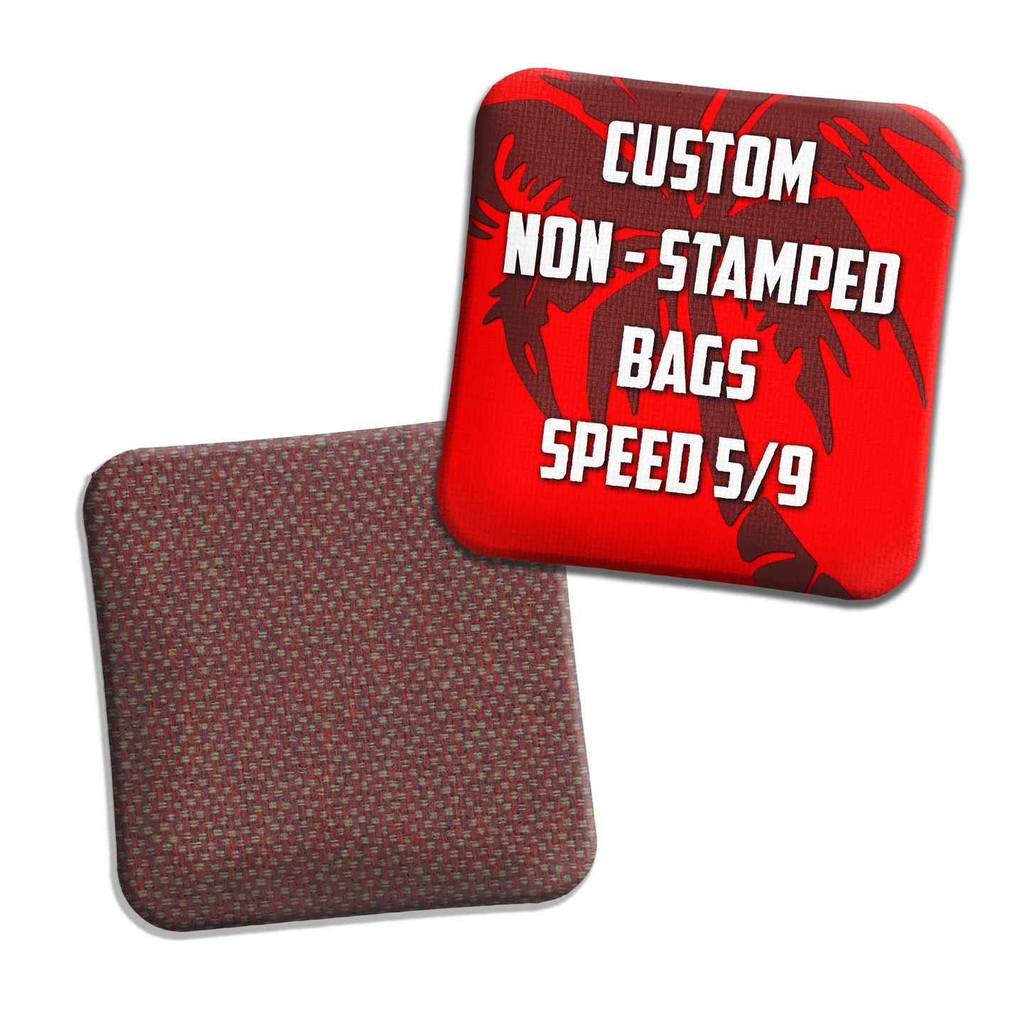 Custom Cornhole Bags - Non Stamped - Speed Rating 5/9