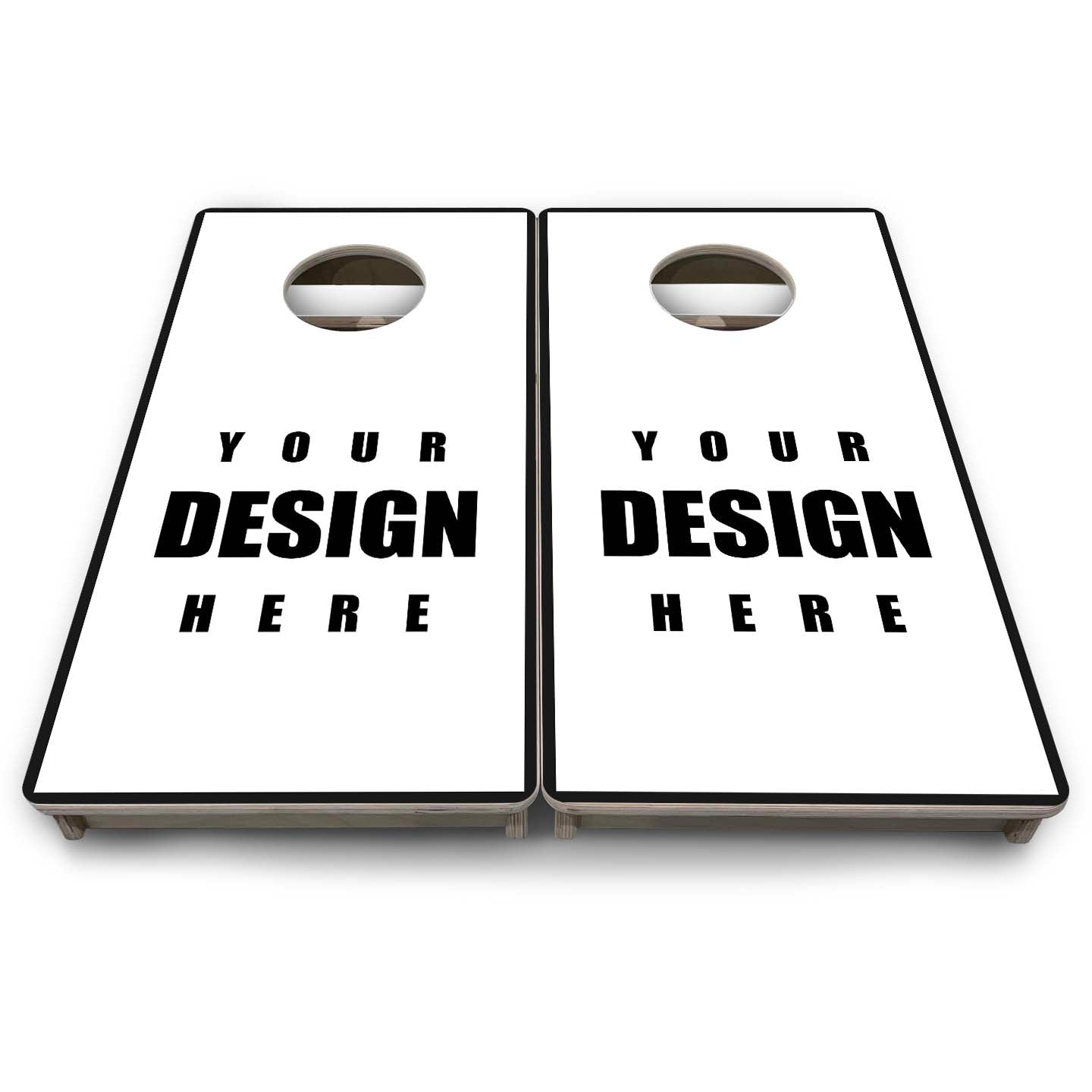 Custom - Mini or Vacation Size Cornhole Boards with 8 Mini Bags