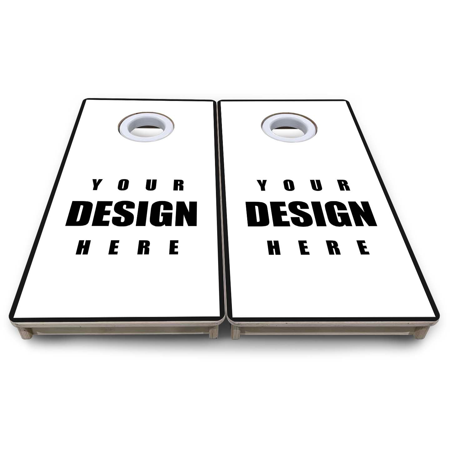 Custom - Mini or Vacation Size Cornhole Boards with 8 Mini Bags