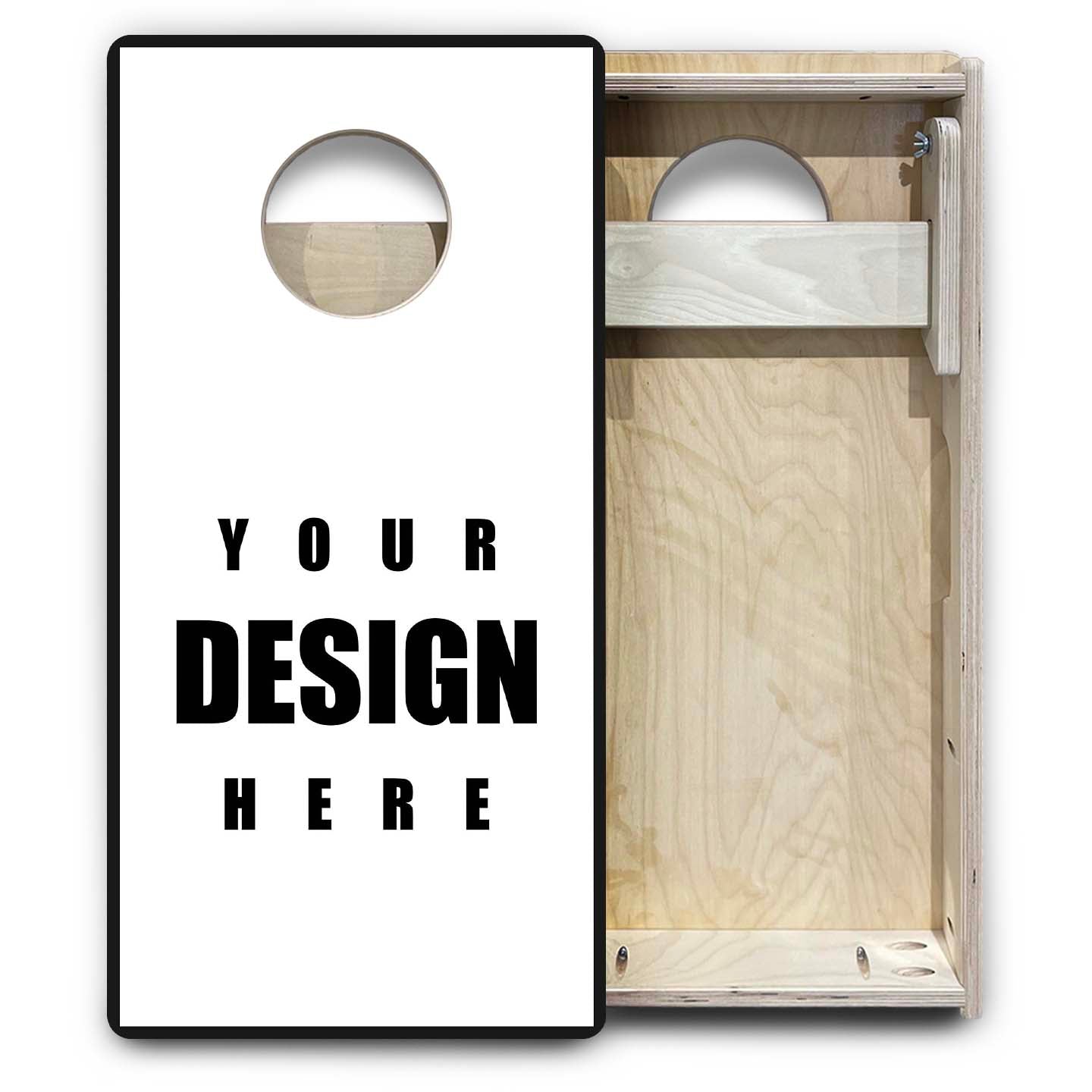 Custom - Mini or Vacation Size Cornhole Boards with 8 Mini Bags