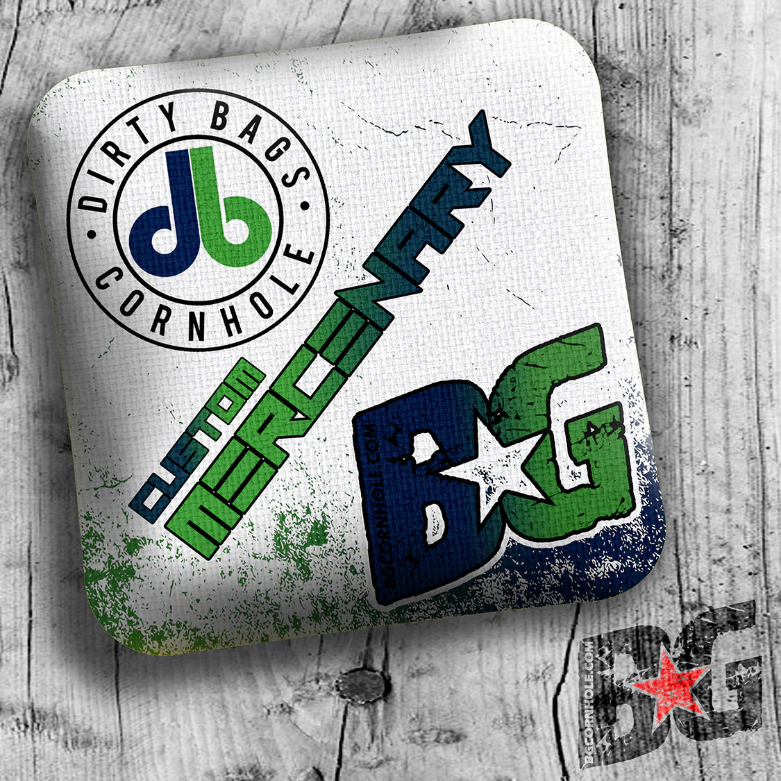Custom BG Cornhole Mercenary Bags
