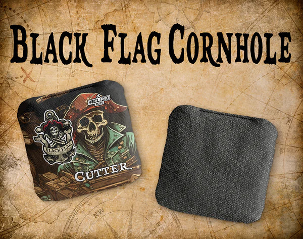 Black Flag Cornhole Bags - Cutter - Shipwreck