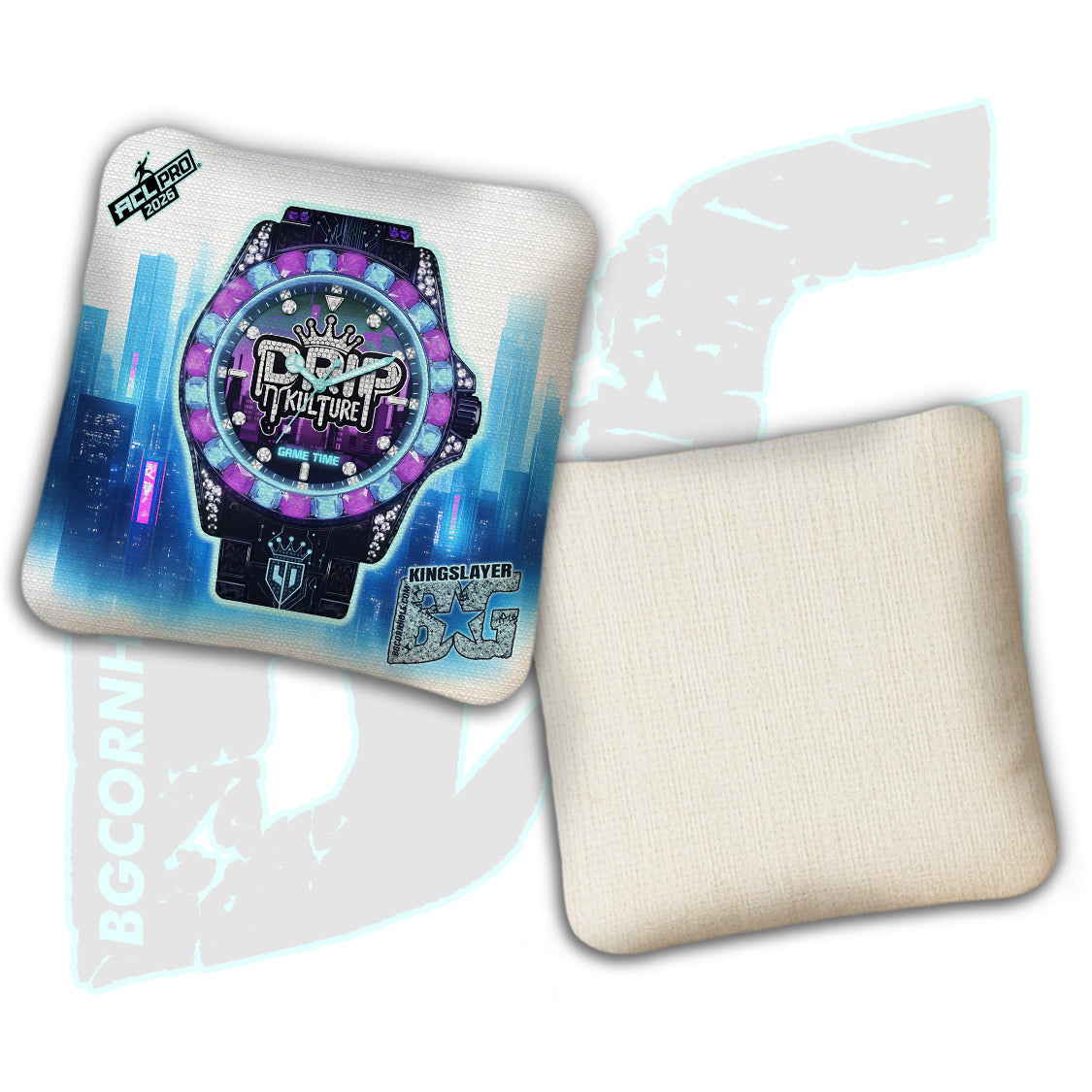 2026 BG Multiple Bag Models “Game Time” - Drip Kulture x Cameron Dambrosio -  BG Multiple Bag Models - ACL Pro Stamped Cornhole Bags - SET OF 4 BAGS