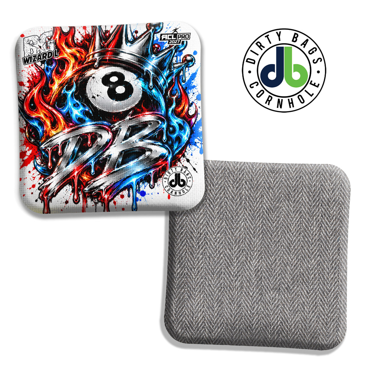 BG DB 8 Ball cornhole bags