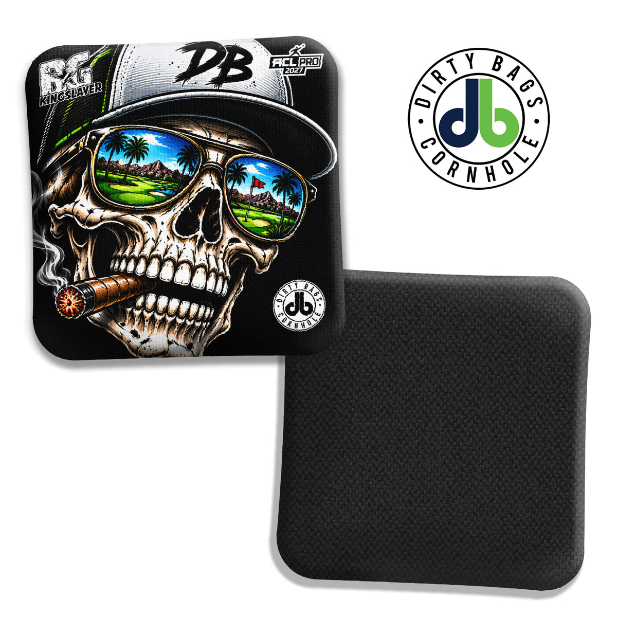 BG Cornhole Bags - Kingslayer - Gold Dead