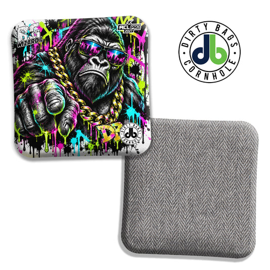 BG Neon Gorilla cornhole bags