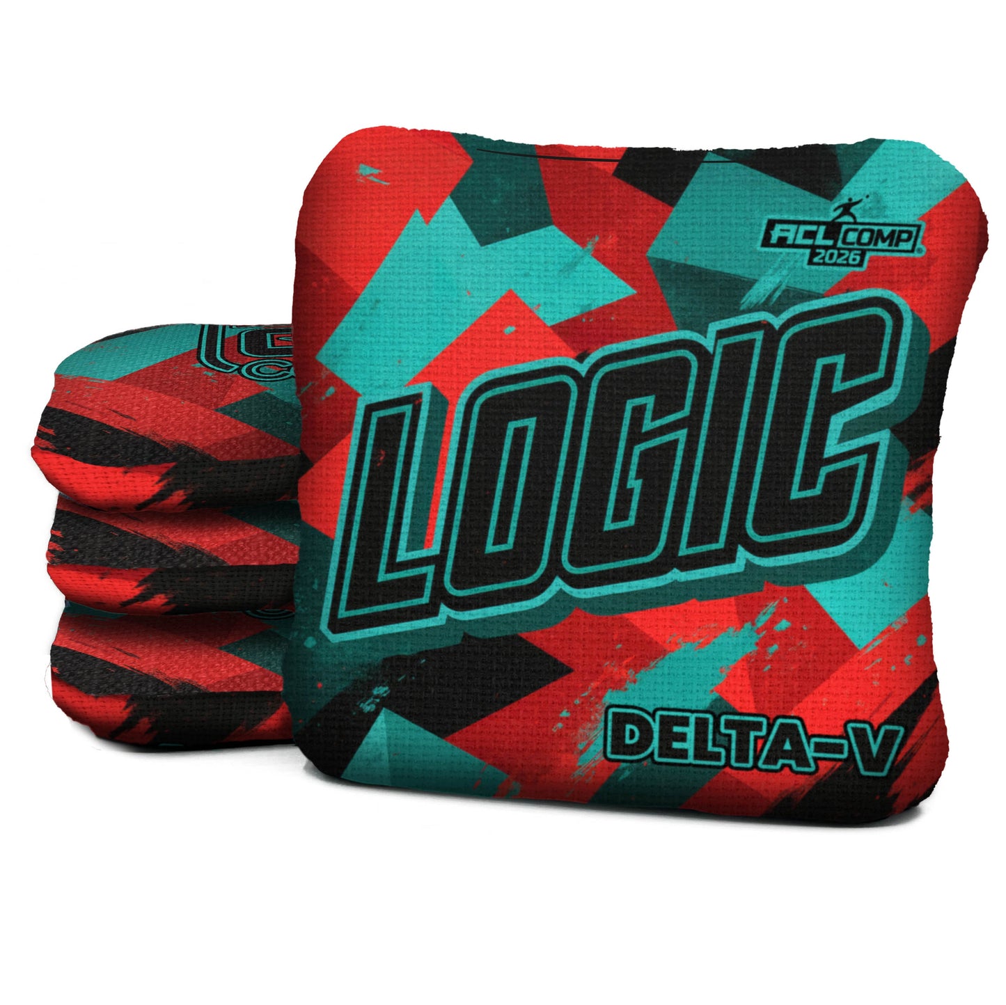 Angle Splat - Teal Red - ACL PRO 2026 BAGS - MULTIPLE BAG SERIES - Set of 4 bags