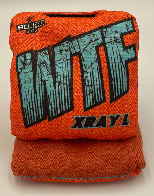 2026 WTF X-RAY - ACL Pro Stamped Cornhole Bags - Set of 4 bags