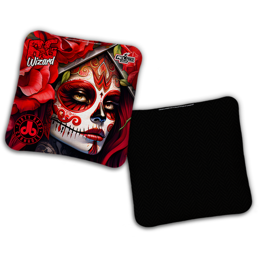 2026 BG Multiple Bag Models - "DB Dia De Los Muertos” Dirty Bags Collab - ACL Pro Stamped Cornhole Bags - SET OF 4 BAGS