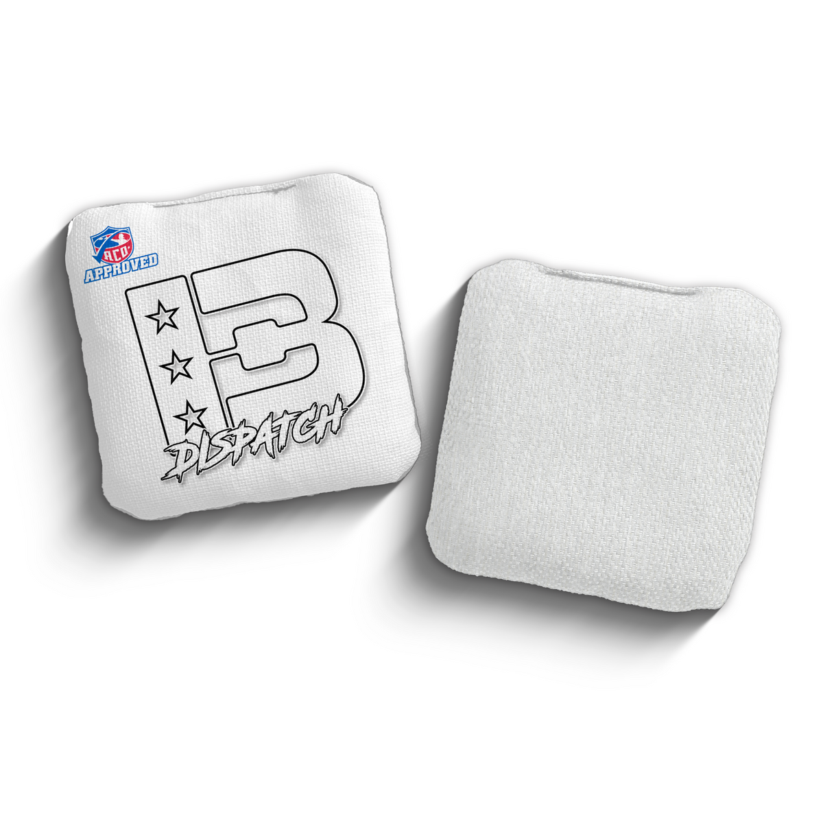 2027 Brotherhood Cornhole Dispatch White Outline Edition ACO Stamped Cornhole Bags