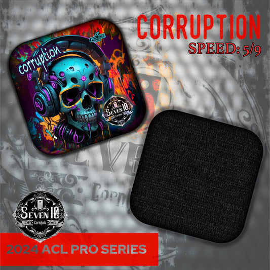 Seven 10 Cornhole Bags - Corruption - 2024 Colorways